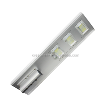 road energy saving low price integrated garden street led lamp all in one solar 10W 1800 lumen 3.2V DC street light PIR sensor